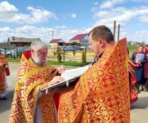 Духовенство благочиния Новооскольского округа совершило соборное служение во Введенском храме с. Ольховатка