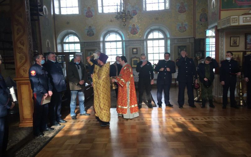 В Успенском соборе прошла присяга членов Казачьего общества