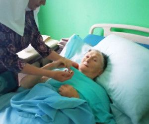 Накануне Праздника Успения 26 подопечных Белгородского хосписа получили Святое Причастие