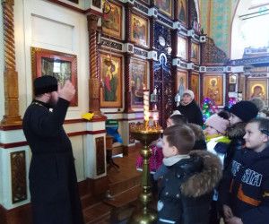 Новооскольские школьники посетили Успенский собор