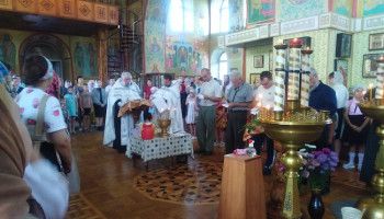 Молебен для учащихся совершили в Успенском храме Нового Оскола
