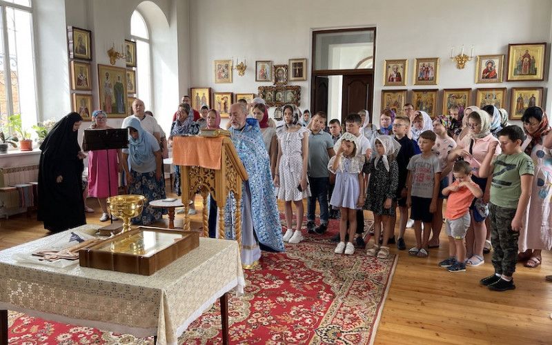Молебен перед началом учебного года отслужен для учащихся в с. Богородское