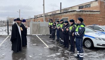 Лития в память о жертвах ДТП совершена на территории Новооскольского УГИБДД