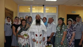 В праздник Преображения Господня для сотрудников в молитвенной комнате УФСИН России по Белгородской области состоялся молебен