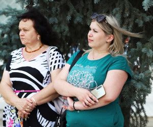 Сводный отряд белгородской полиции торжественно проводили на Северный Кавказ