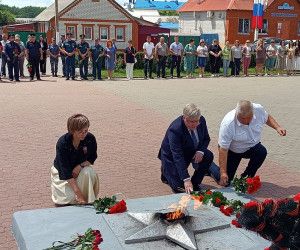 В Новом Осколе почтили память павших в годы Великой Отечественной войны