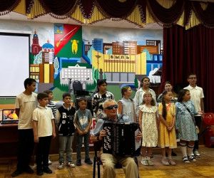 В Старооскольском доме-интернате для престарелых и инвалидов состоялся детский концерт