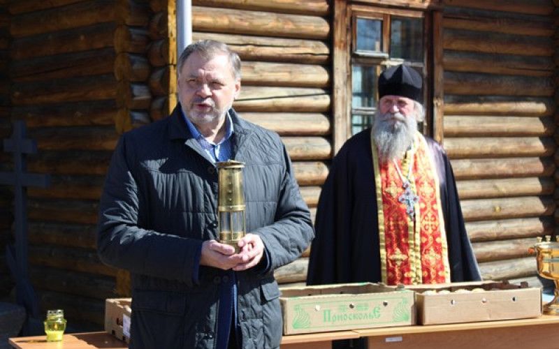Благодатный огонь доставлен в исправительные учреждения Белгородской области