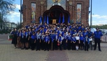 Юные следопыты из Чернянки получили заслуженные галстуки на Георгиевском параде