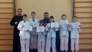 Состоялась первая аттестация воспитанников православного спортивного клуба "Алексиос" в с. Анновка