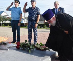 В годовщину Прохоровского танкового сражения в Новом Осколе почтили память погибших в годы Великой Отечественной войны