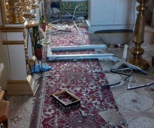 Сегодня был варварски атакован Свято-Покровский храм Новой Таволжанки
